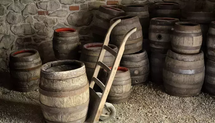 Barris antigos de cerveja