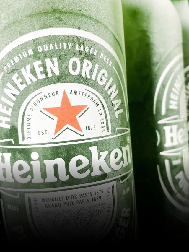 Garrafa de cerveja Heineken