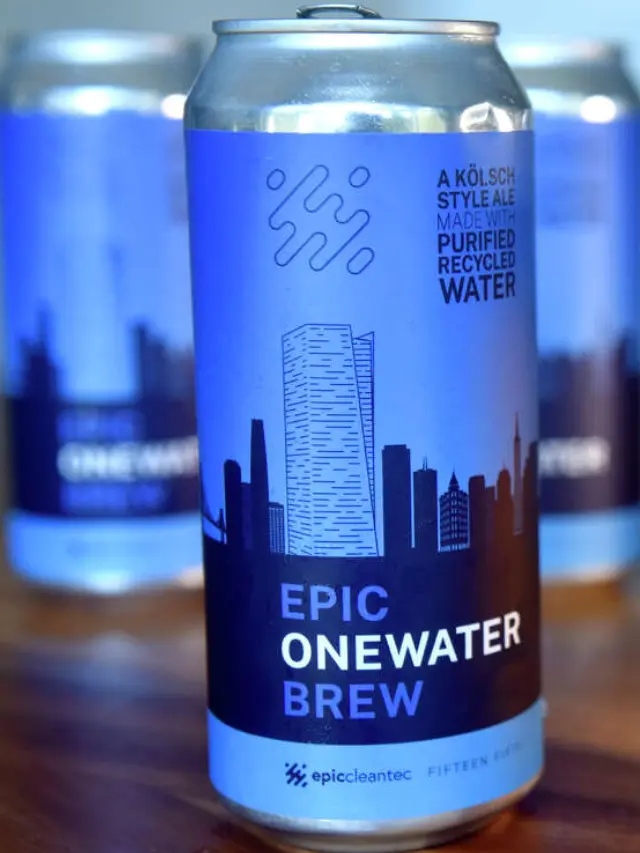 Empresa faz cerveja com água reciclada do chuveiro e máquina de lavar