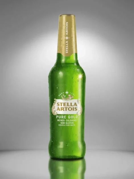 Stella Artois Pure Gold - menos calorias, menos glúten