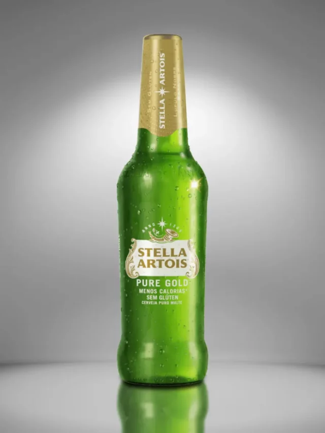 Cerveja Stella Artois Pure Gold, o novo lançamento da Ambev